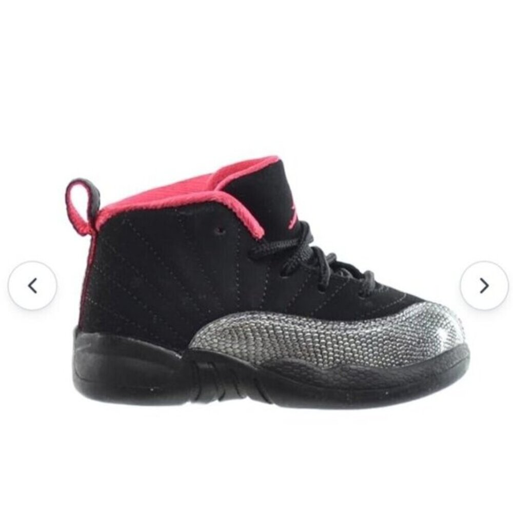 JORDAN | 12 Retro Black  Red GS girls sz 6C